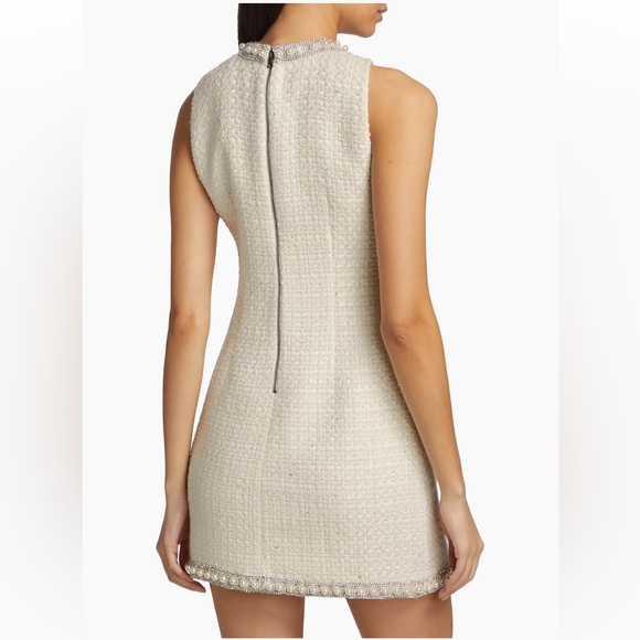 Alice + Olivia Coley Embellished Tweed Minidress - Picture 4 of 11